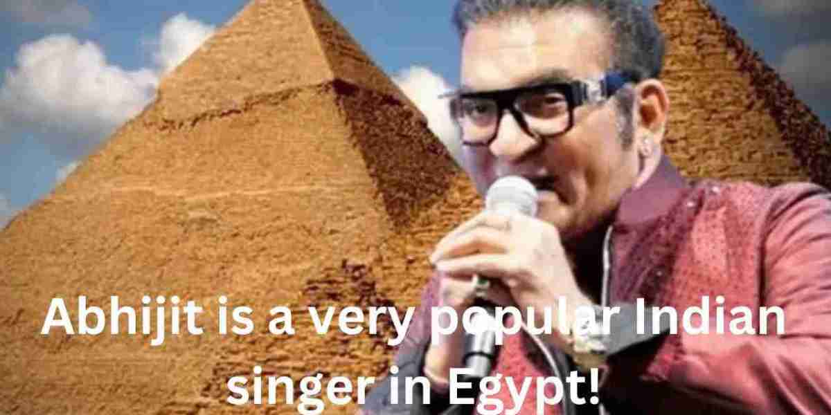 Abhijit is a very popular Indian singer in Egypt!