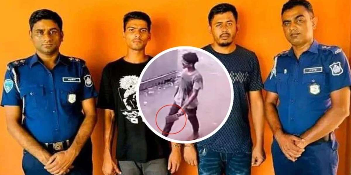 Arrested with viral anis walking with other's hand 2