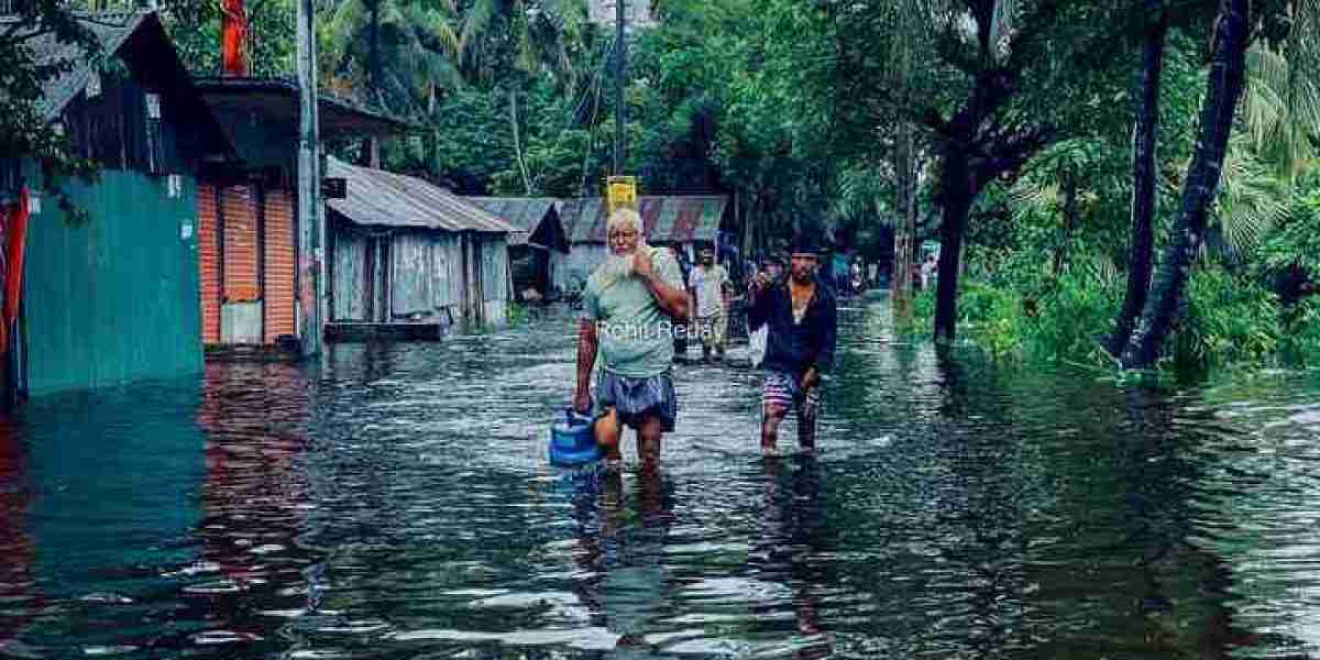 বন্যায় প্লাবিত এলাকা