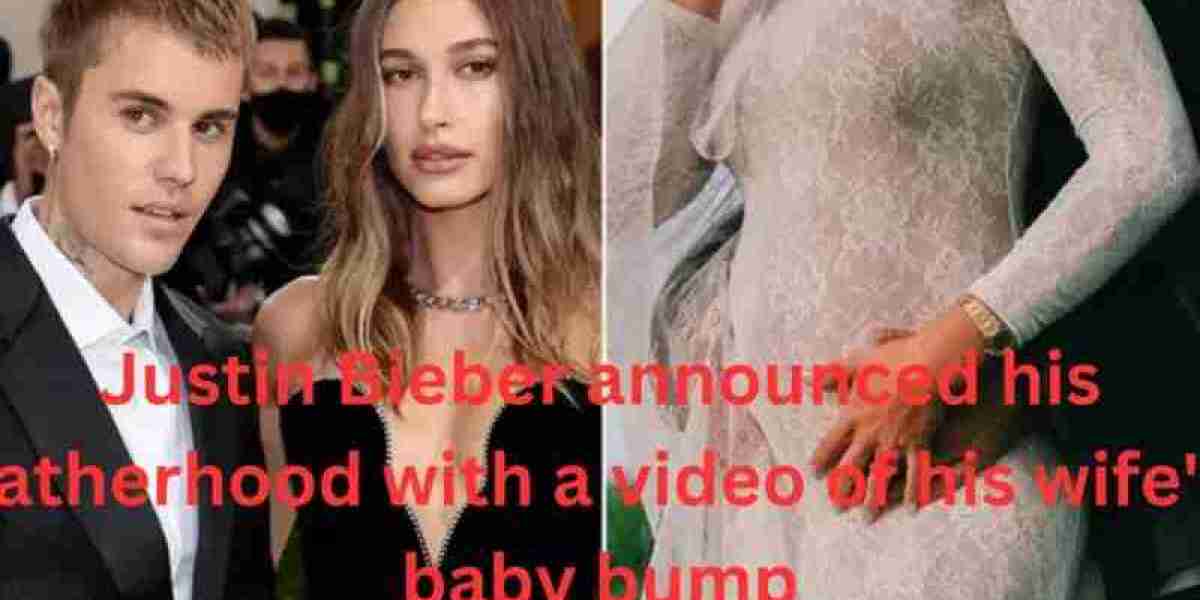 Justin Bieber announced his fatherhood with a video of his wife’s baby bump