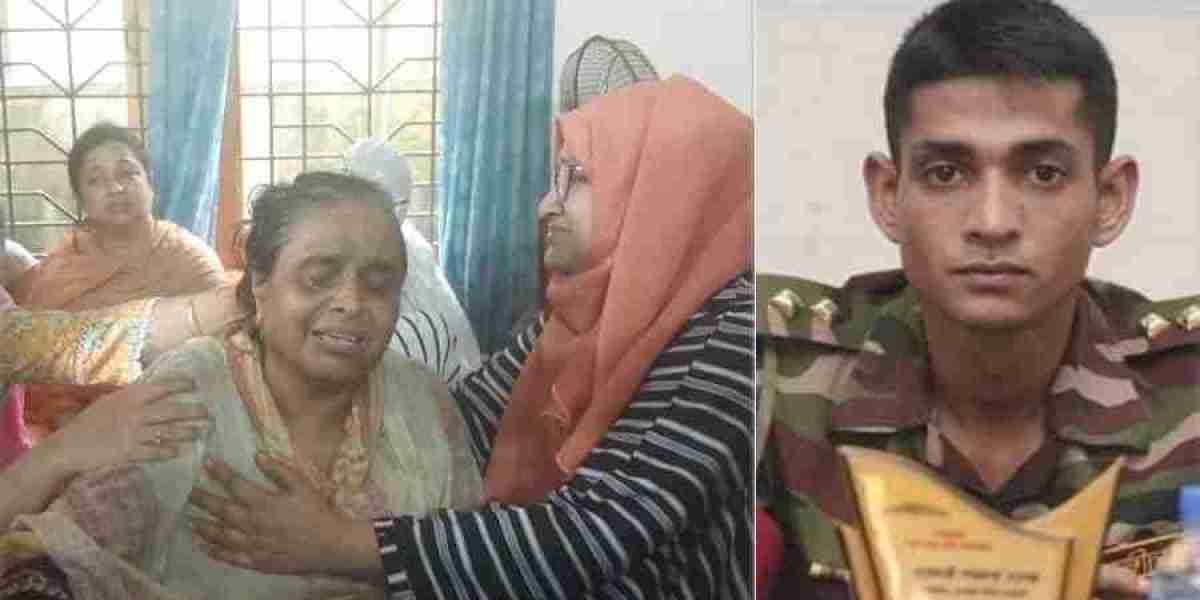 Tanjim's mother does not stop crying after losing her only son