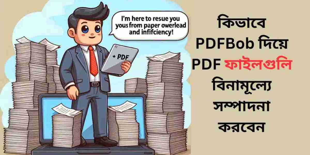 কিভাবে PDFBob দিয়ে PDF ফাইলগুলি বিনামূল্যে সম্পাদনা করবেন