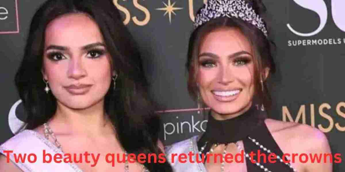 Two beauty queens returned the crowns of the beauty titles