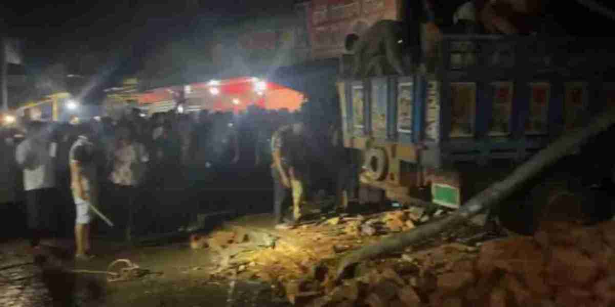 Brick-laden truck lost control in shop in Chittagong, 2 killed