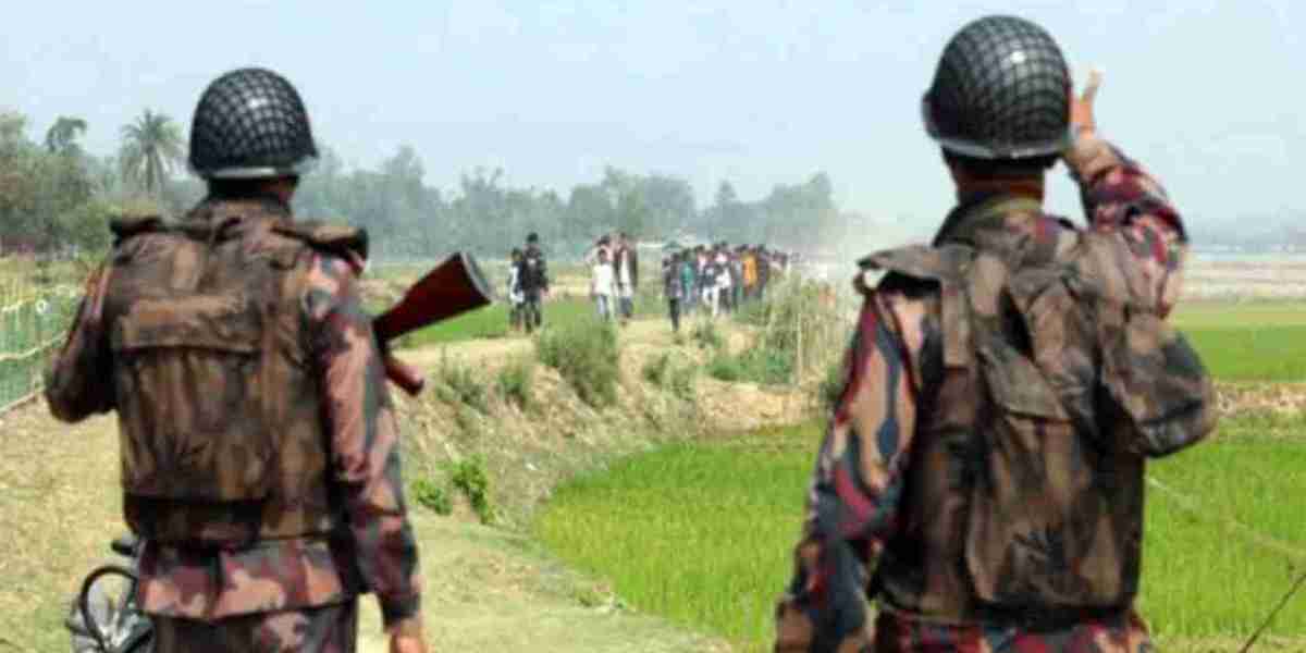 BSF's attempt to build a barbed wire fence on the border was blocked by the BGB