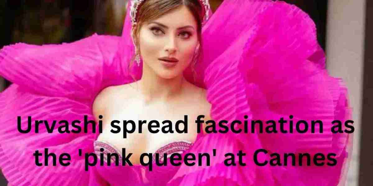 Urvashi spread fascination as the ‘pink queen’ at Cannes