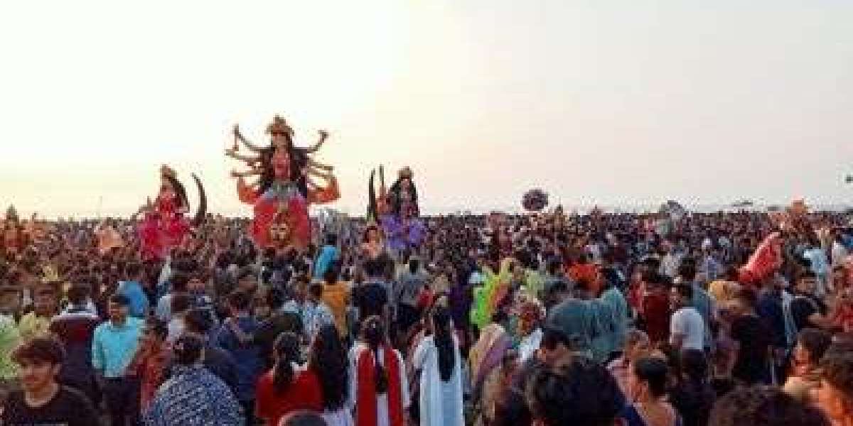 Millions of people flocked to the idols at Cox's Bazar beach