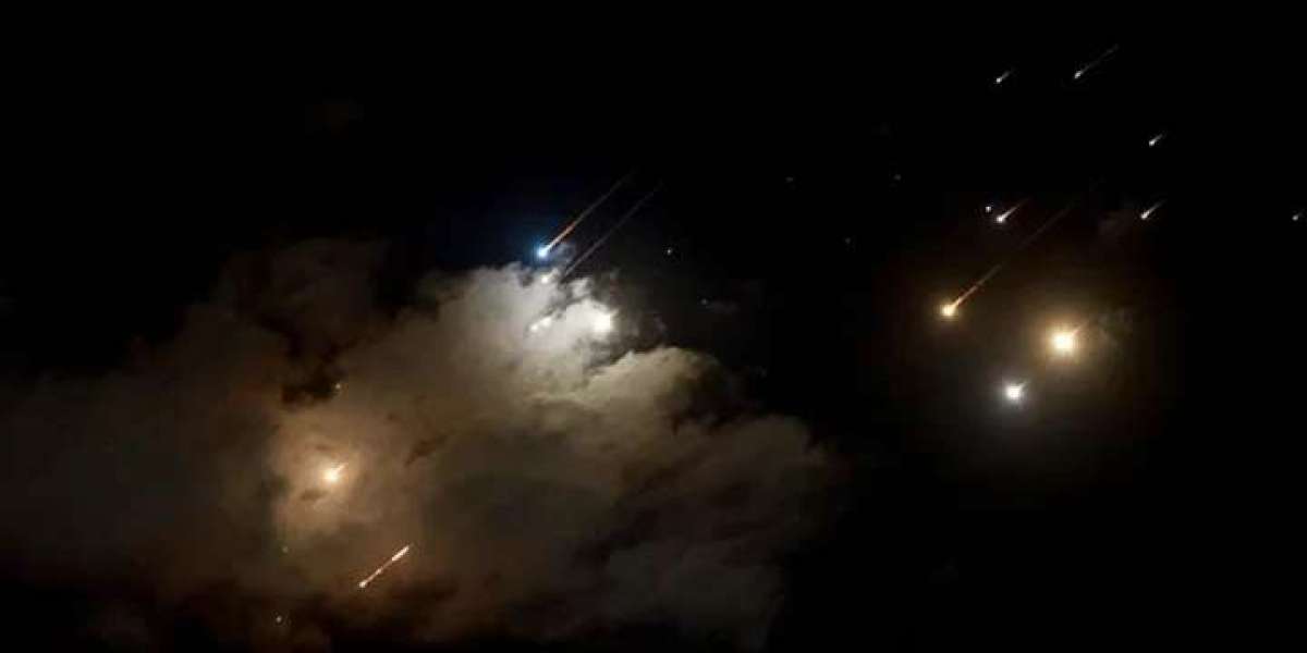 Iran's missile attack targeting Israel