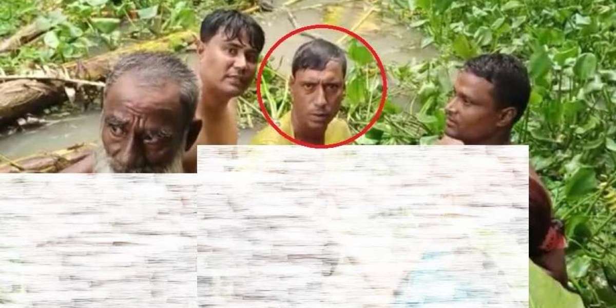 The accused in the rape case was arrested after the police saw him jump into the canal, find him drunk for three hours