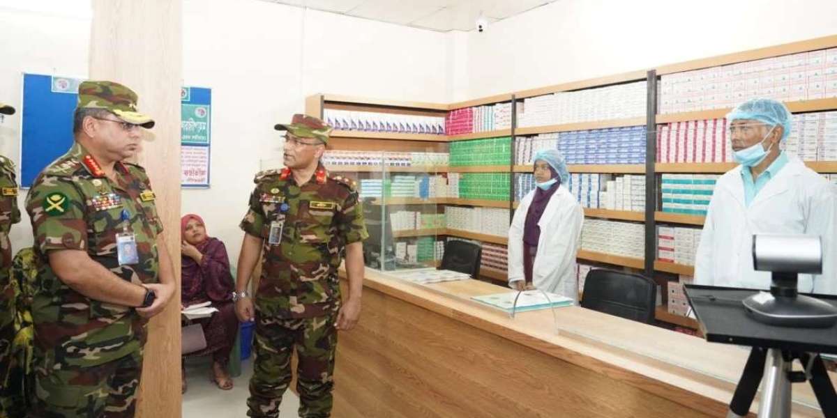 The army chief inaugurated 30 medical dispensaries across the country