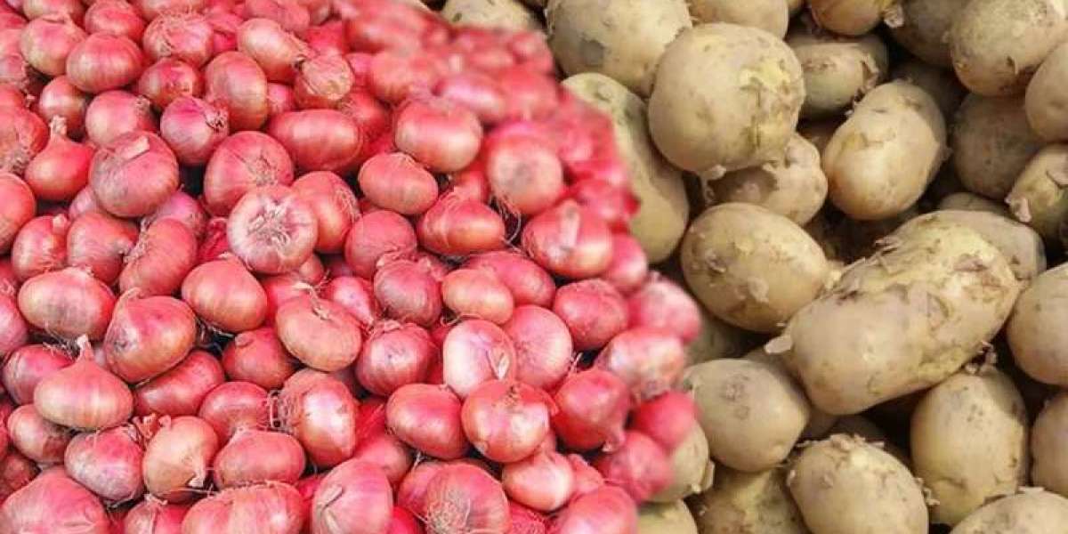 How much the price of potatoes and onions has reduced due to the reduction of import duty