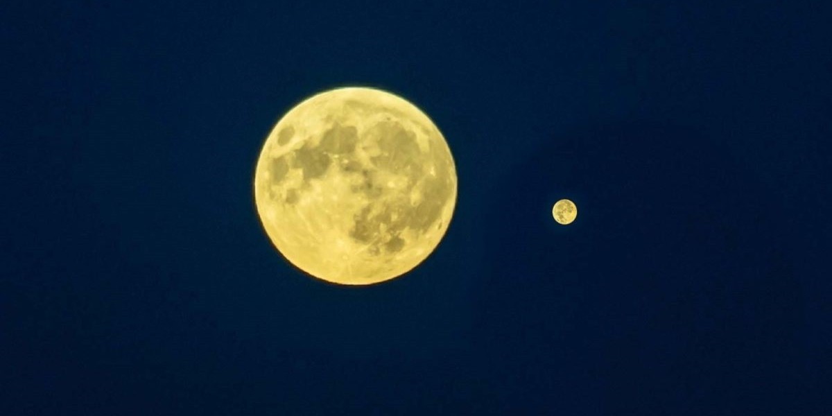 Why is the second moon moving from the earth's sky?