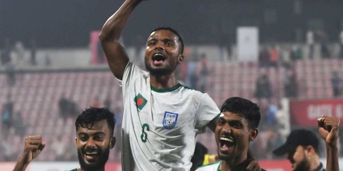 Bangladesh won with a last minute goal