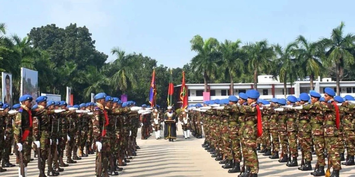 Army Chief Parade of Recruit Batch-2024 of Engineers, EME and ACC Corps of Bangladesh Army held