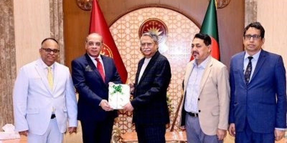 The Chief Justice presented the annual report to the President