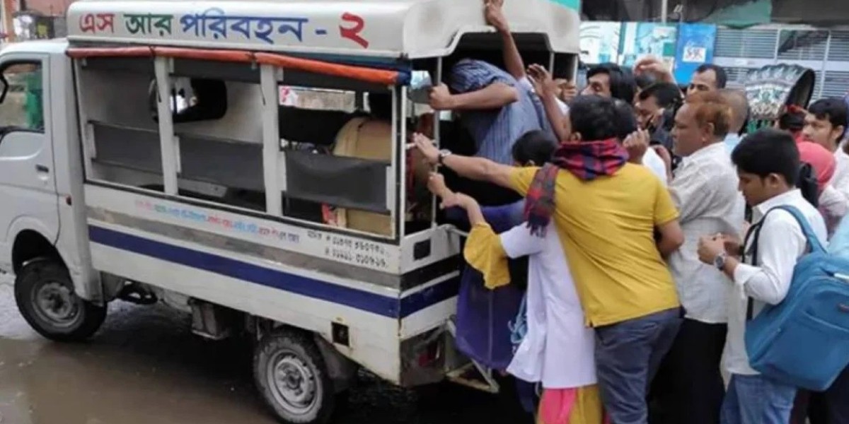 Due to the public transport crisis, small cars are increasing causing traffic jams