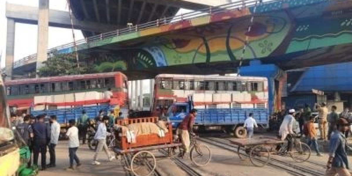 After 5 hours, the students of Titumir College left the road-railway