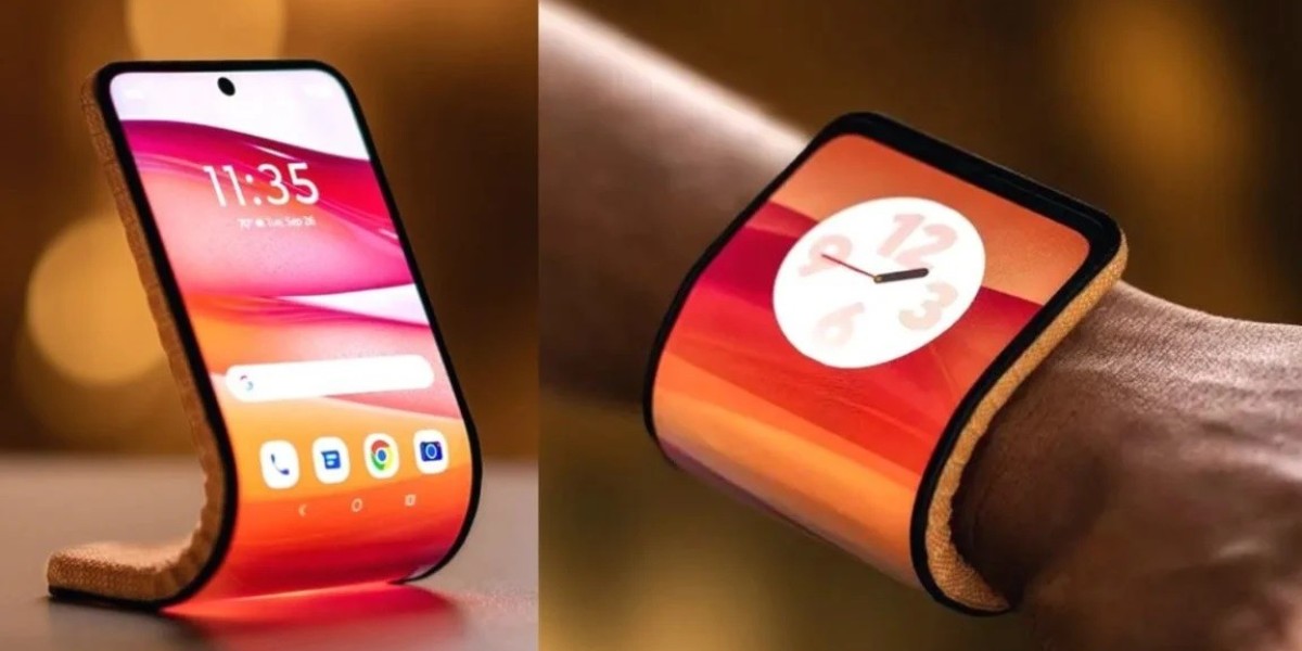 Motorola's rollable smartphone can be tied to the hand like a watch