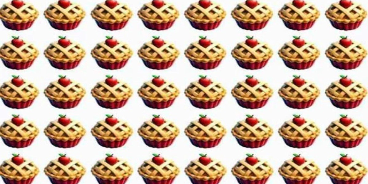 Zoom in on the picture and say which one is different in the apple pictures? You are a genius